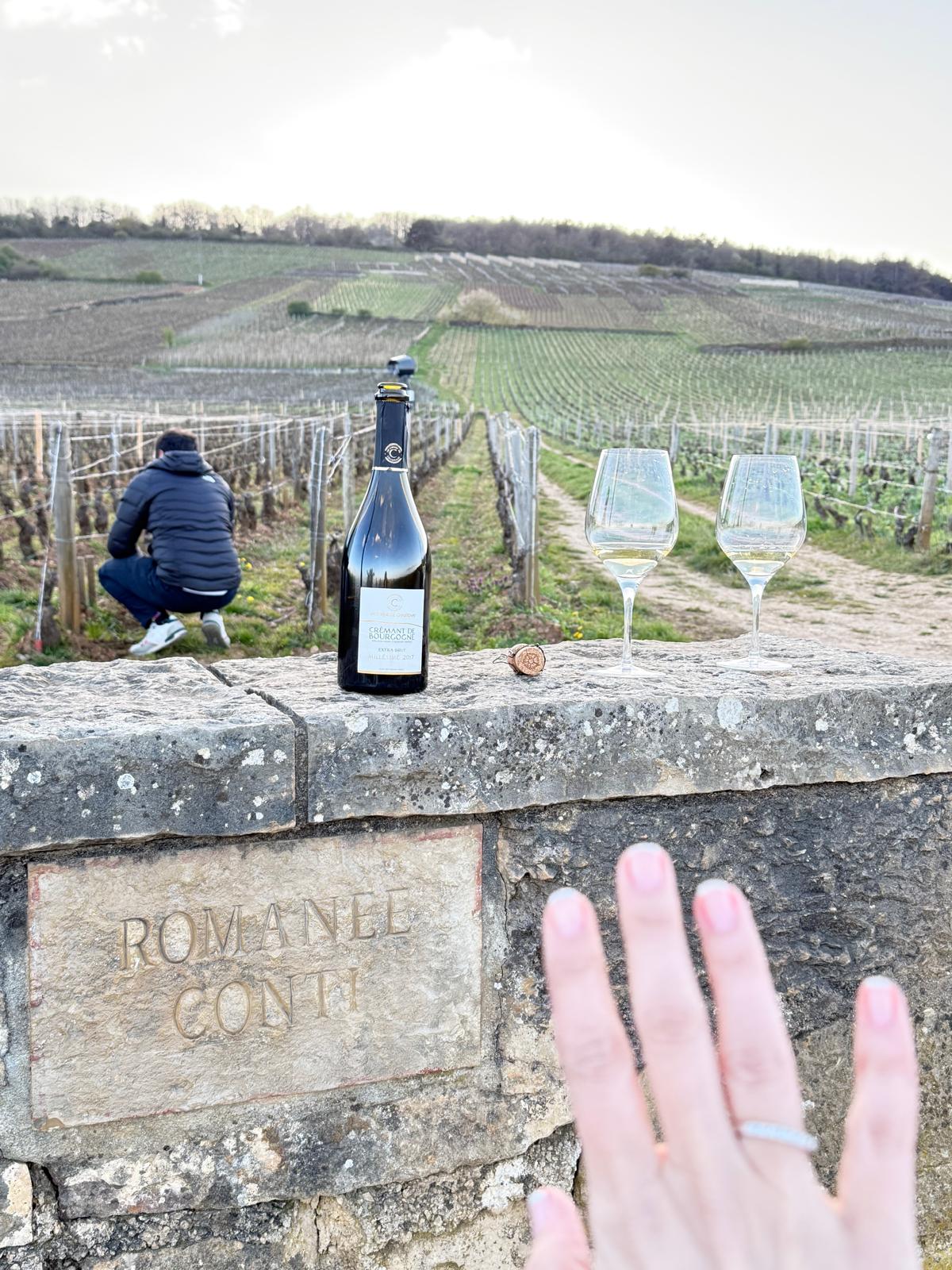 La pedida en Romanée-Conti